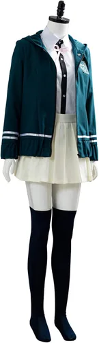 Vista 4 de UU-Style Super Danganronpa Chiaki Nanami Disfraz de uniforme de escuela secundaria