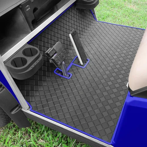 Vista 9 de Tapete de revestimiento de suelo para carrito de golf de 0.315 in de grosor, goma de cobertura completa, apto para Club Car DS 1982-2013/Villager