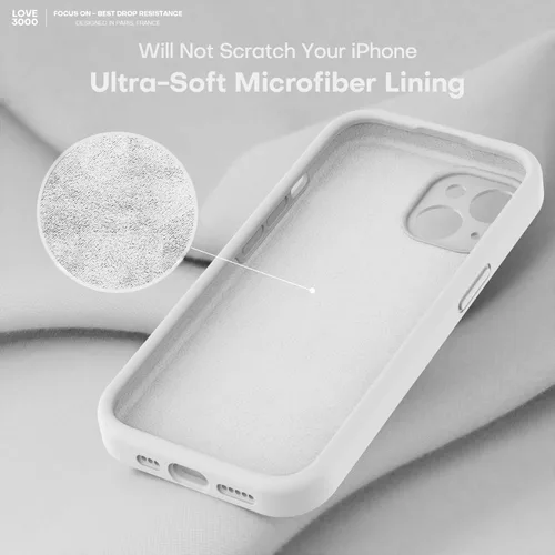 Vista 428 de LOVE 3000 Diseñada para Funda iPhone Air, Silicona Premium [Compatible con Magsafe][Forro de Microfibra Suave Anti-Rayones] Funda Protectora