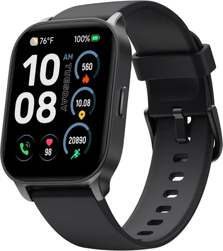 Vista 9 de TOOBUR - Reloj inteligente para mujer, compatible con teléfonos Android y iOS, responder/realizar llamadas, reloj de seguimiento de actividad
