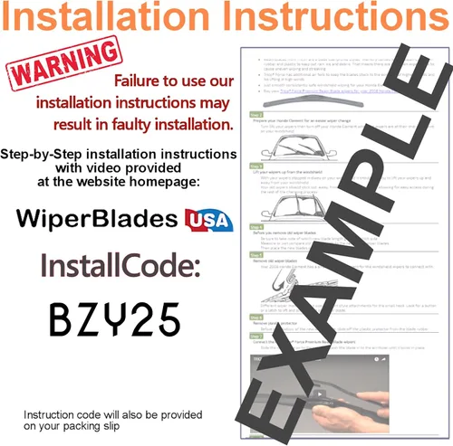 Vista 3 de Limpiaparabrisas Performance Beam compatibles con Toyota Tercel 1980 (juego de 2) limpiaparabrisas