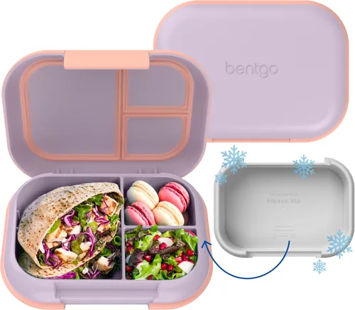 Vista 11 de Bentgo Chill Max - Lonchera XL a prueba de fugas - Paquete de hielo incluido mantiene la comida fría; capacidad de 5 tazas para adultos y mayores