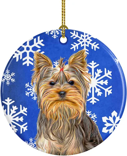 Vista 318 de Caroline's Treasures Cavalier Spaniel - Adorno de cerámica para colgar en el árbol de Navidad, para el hogar, Navidad, fiestas, regalo, 3 pulgadas