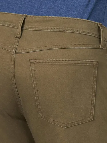 Vista 6 de Wrangler Authentics - Pantalón de sarga de corte recto para hombre