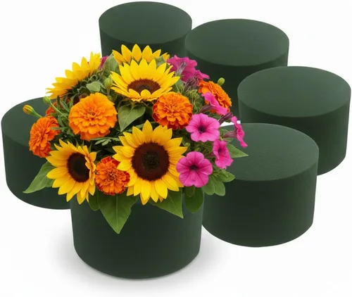 Vista 21 de XCEL Florist - Bloques de espuma floral de espuma, reutilizables, resistentes a la intemperie, para flores artificiales