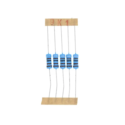 Vista 26 de 100PCS 1 vatios 1W 0R1 0.1 ohmios 1% resistencia de película metálica