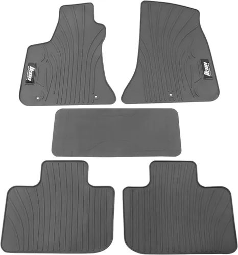 Vista 8 de IKON MOTORSPORTS, Alfombrillas de piso de ajuste personalizado compatibles con Dodge Charger Chrysler 300 RWD 2011-2023, látex de goma gris/gris