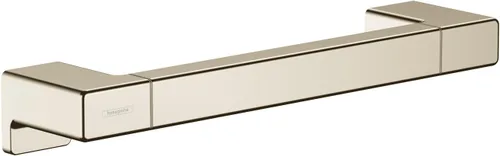 Vista 3 de hansgrohe AddStoris 41744250 - Toallero moderno, 12 pulgadas, color dorado cepillado