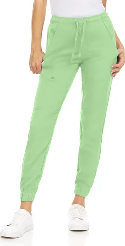 Vista 14 de MediChic Mini Marilyn - Pantalones médicos tipo deportivo, con cintura elástica en 4 direcciones y cuatro bolsillos Negro