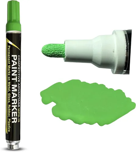Vista 13 de Marcadores de Pintura Esmaltada Competitive Advantage MPD-15 NEGRO - 1 Paquete Marcas Permanentes en Metal, Vidrio, Goma, Plástico y más