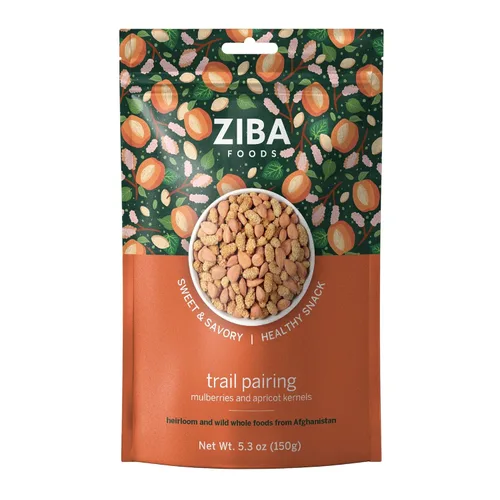 Vista 14 de Ziba Foods Trail Pairing - Mezcla de granos de albaricoque dulce y moras secas, sin OMG, vegano, apto para 30 integrales y paleo, alto en fibra