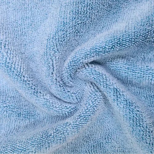 Vista 4 de POLYTE Paño de limpieza profesional de microfibra, 14 x 14 pulgadas, azul, camello, gris (paquete de 12)