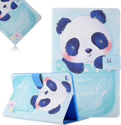 Vista 15 de LCHDA Funda para Samsung Galaxy Tab A8 10.5 2021 (SM-X200 / SM-X205), soporte delgado con tapa para folio, cubierta pintada inteligente, piel
