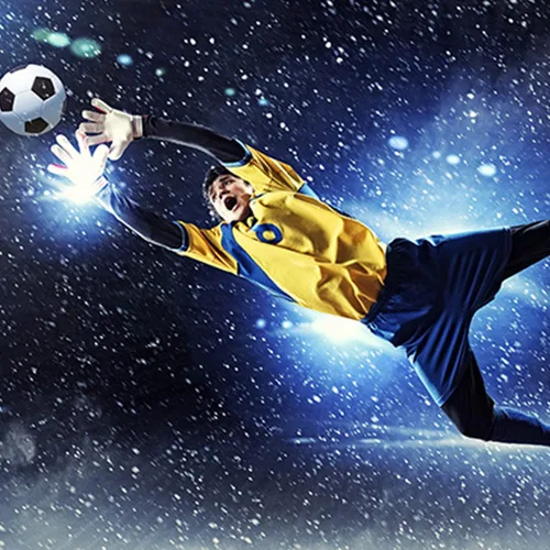 Vista 7 de Guantes de portero con látex antideslizante, guantes de portero de fútbol para adultos y jóvenes con doble protección, sin correa para la muñeca
