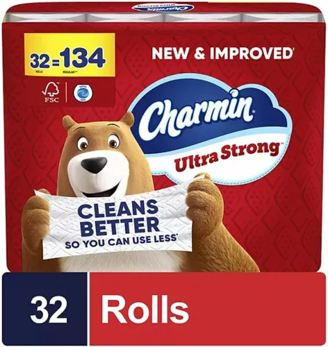 Vista 3 de Rollos dobles de papel higiénico ultra fuerte Charmin - 18
