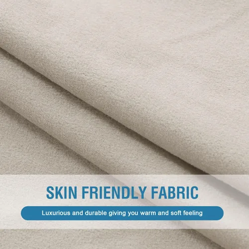 Vista 3 de H.VERSAILTEX Fundas de Cojines de Sofá de Vellón Elásticas Fundas de Sillas para Sala de Estar Sillón Fundas de Sofá Seccional Tela Cómoda