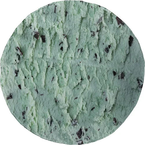 Vista 6 de Ambesonne Manta redonda Kiwi, Half of an Exotic Fruit with The Seeds Summer Season Tropical Vitamin, ligera funda para sofá y cama, regalos Verde