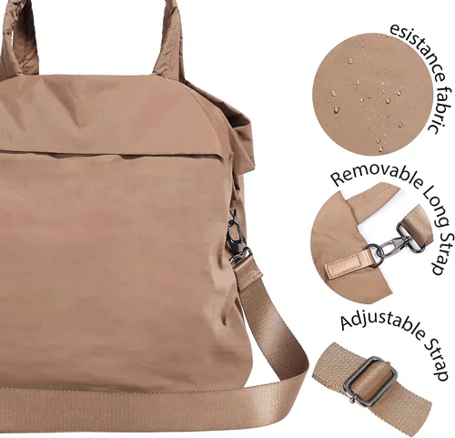Vista 5 de ODODOS Bolsas Hobo Multi 2.0 de 19L con 2 correas para mujer, bolsos de mano, bolsos cruzados