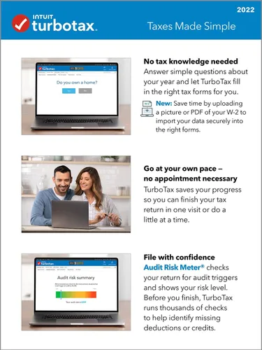 Vista 4 de TurboTax Deluxe 2022 Software fiscal de lujo, devolución de impuestos federales, [Exclusivo de Amazon] [Descarga de PC/MAC]
