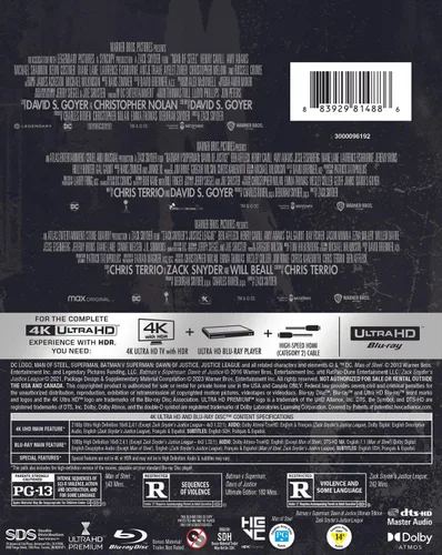 Vista 3 de Zack Snyder's Justice League Trilogy (4K Ultra+ Blu-ray) 4K UHD