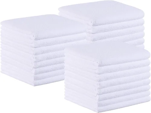 Vista 11 de Arkwright Toallas de salón a prueba de blanqueador a granel - Paquete de 24 - Ultra suave, microfibra suave, toalla facial de spa altamente
