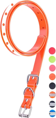Vista 13 de Correa de collar para perros ETPET para la mayoría de receptores de collar de entrenamiento electrónico: Correa de TPU para mascotas, ajustable