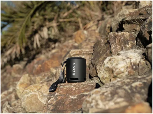 Vista 2 de Sony - Altavoz Bluetooth inalámbrico compacto y portátil impermeable con Extra BASS - Negro