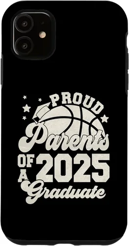 Vista 8 de iPhone 16 Parents of a 2025 Graduate Senior Graduation Basketball Case