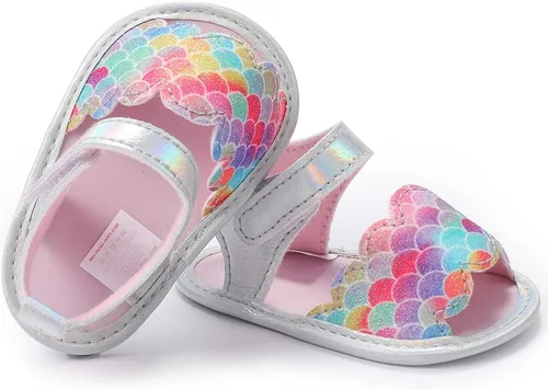 Vista 2 de Sandalias para bebés y niñas con vestido de princesa para primeros pasos