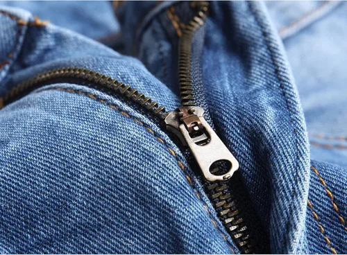 Vista 8 de ZEESEN Jeans rasgados para hombre, ajustados, ajuste regular, pierna cónica, desgastados, pantalones de mezclilla para hombre con agujero