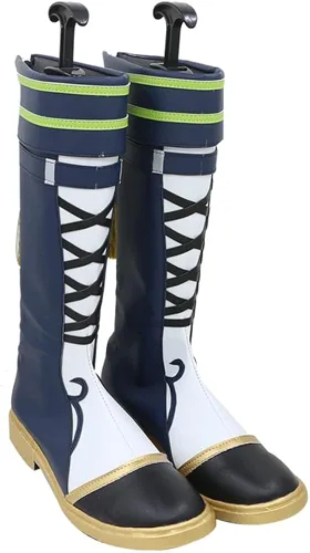 Vista 2 de Juego Genshin Impact - Zapatos de cosplay Tighnari para Halloween, carnaval, fiesta, diario, ocio, botas casuales