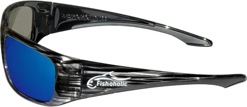 Vista 3 de Fishoholic Pro Series - Gafas de sol polarizadas para pesca con goma, protección solar UV400, regalo de pesca Rubber Accents with Hard Case and