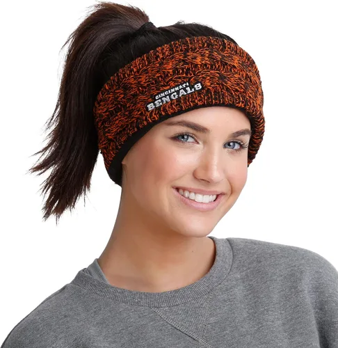 Vista 85 de FOCO Diadema de moda para mujer con logotipo de equipo de la NFL Gradiente impreso.