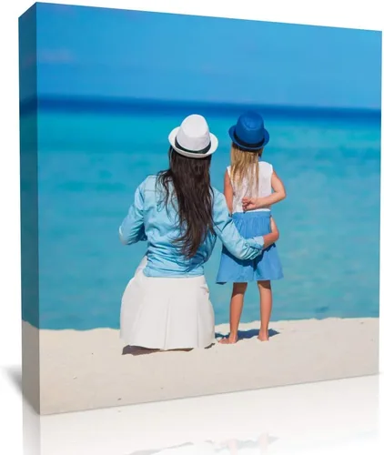 Vista 9 de TreeDeal Crea Arte de Pared Personalizado con Tu Foto en Lienzo - Impresiones de Lienzo Personalizadas para la Familia - Cuadros de Lienzo