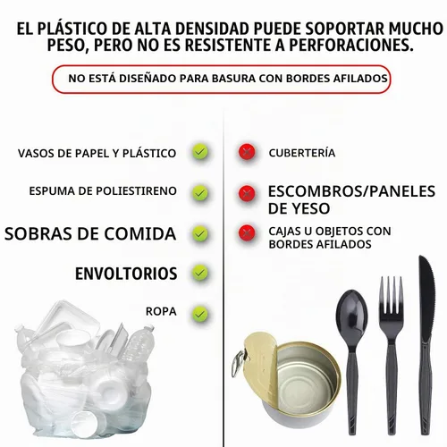 Vista 4 de Aluf Plastics HCR-404816C - Bolsas de basura transparentes de 45 galones de 40 x 48 pulgadas, equivalentes a 16 micrones, bolsas de basura de alta