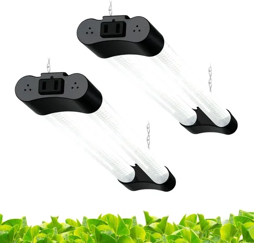 Vista 18 de Hlite Paquete de 2 luces LED de cultivo de 16 pulgadas, luces de cultivo enlazables para plantas de interior, luces de plantas de espectro completo