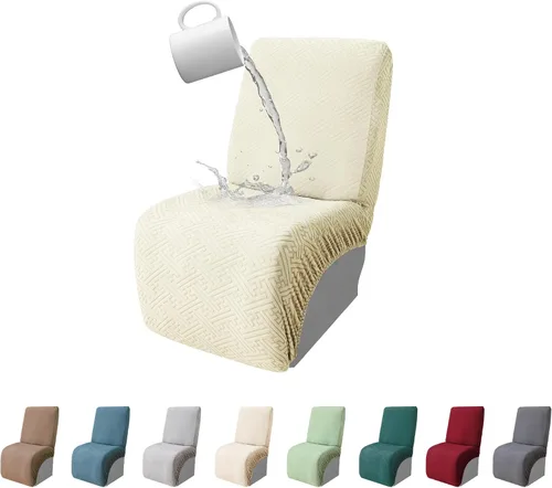 Vista 96 de Fundas de sofá reclinable seccional 100% impermeables para sofá reclinable en forma de L, funda de sofá modular de esquina en forma de L, fundas