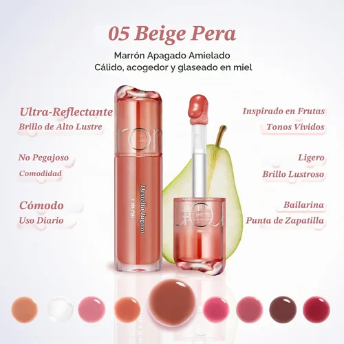 Vista 2 de rom&nd JUICY FLASH LABIO ACEITE 05 BEIGE PERA