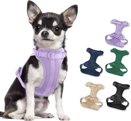 Vista 15 de Wisedog Arnés Ligero Sin Tirones para Perro: Arnés de Chaleco de Malla Transpirable Ajustable para Mascotas con Cojín Suave y Cómodo, para Perros