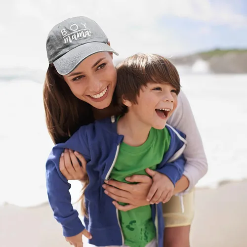 Vista 6 de NVJUI JUFOPL Gorra de béisbol ajustable para mujer y niño