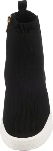 Vista 4 de DKNY Tenis de cuña sin cordones para mujer