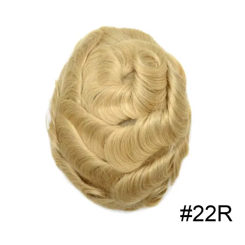 Vista 2 de Tupé para hombres de piel fina europea piezas de cabello humano para hombres duraderas de 0.004 in piel de poliuretano para hombre, tupé de 8 x 10