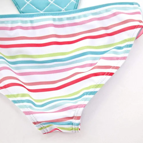 Vista 2 de Coralup Traje de baño de una sola pieza con diseño de flamenco y sirena