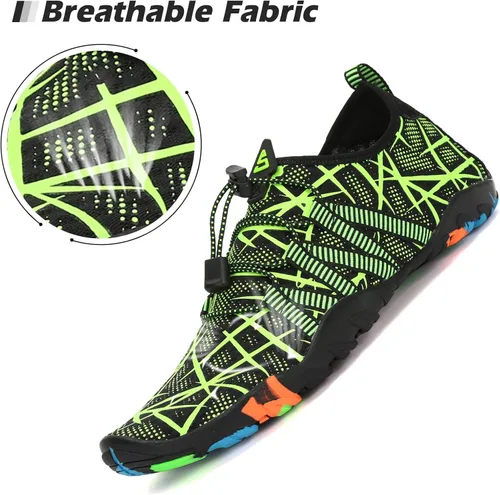 Vista 3 de Mishansha - Zapatos de agua para hombres y mujeres, secado rápido, para natación, buceo, surf, deportes acuáticos, piscina, playa, senderismo, yoga.