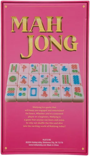 Vista 2 de Mah Jong - Juego de azulejos tradicionales, color rosa