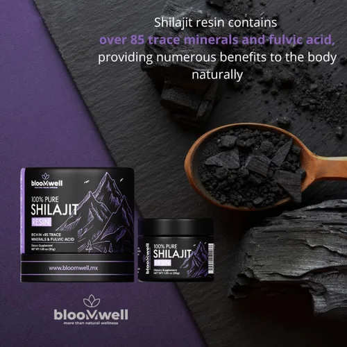 Vista 4 de Resina pura Shilajit – Resina del Himalaya 100% auténtica para energía, concentración y vitalidad Extracto natural rico en minerales premium