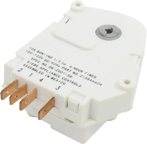 Vista 3 de Paquete de 2 temporizadores de descongelación para refrigerador 215846604 de repuesto para refrigerador Frigidaire LFHT1513LW9 - Compatible