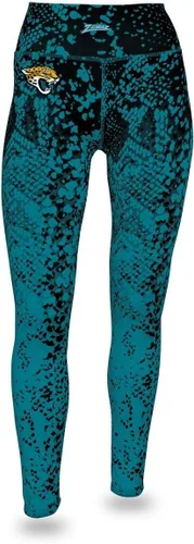 Vista 180 de Zubaz NFL Mallas para mujer de longitud completa de cintura alta básica 1.0