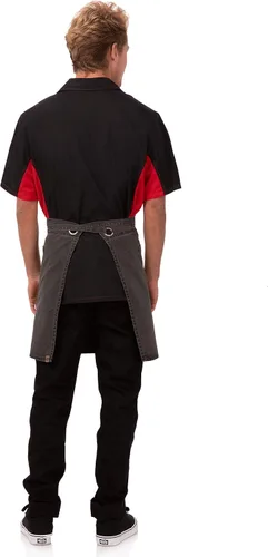 Vista 2 de Chef Works Delantal de bistró Dorset para hombre