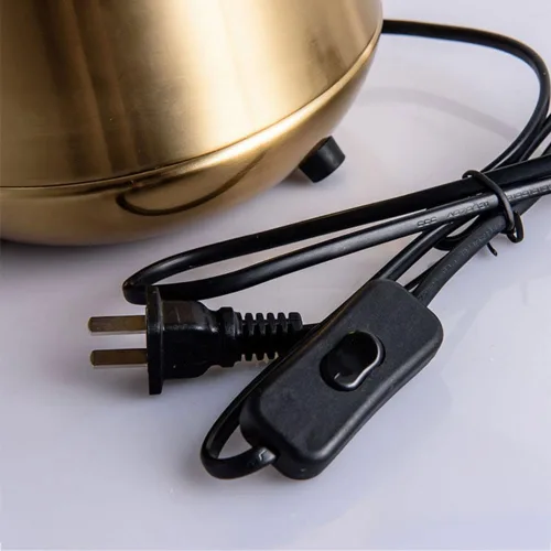 Vista 6 de Lámparas de escritorio clásicas de latón para oficina en casa, lámpara de mesa de metal reativo, lámpara de mesa de metal reativo, lámpara